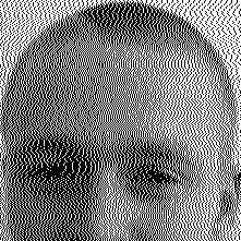 headshot of Josiah Cooksey with a dithered filter applied
